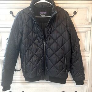 Patagonia Dark Quilted Jacket with Zipper